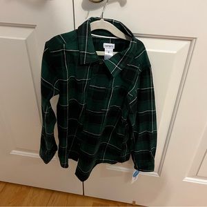 Carters Boys Flannel Shirt, Size 6, NWT